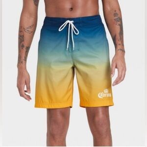 Corona Ombre Elastic Board Shorts